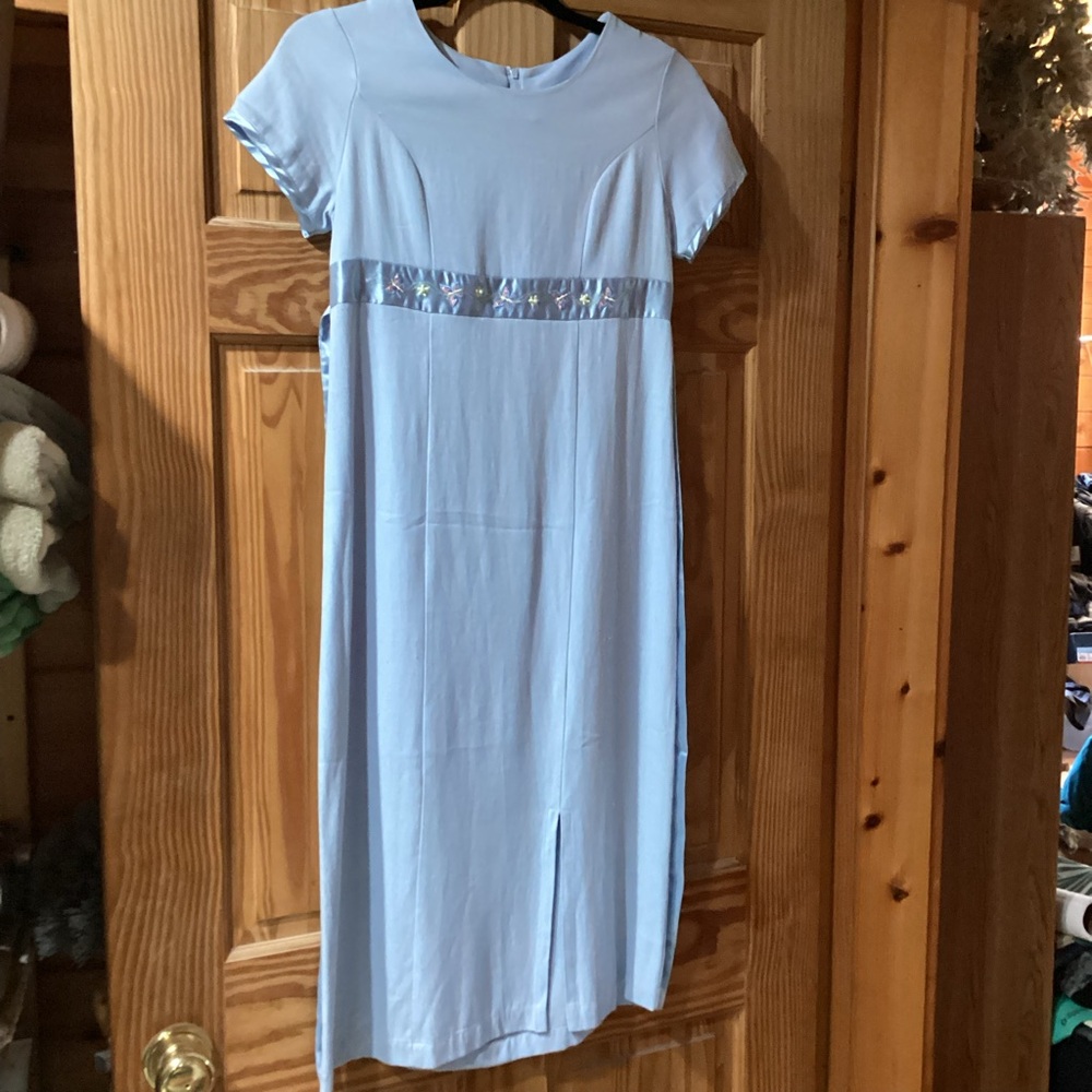 Amy Byer Vintage Dress in light blue - girls size 14